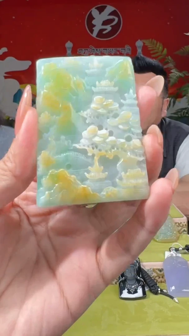 【闪购商品】翡翠颈饰未镶嵌018  /天然a货翡翠