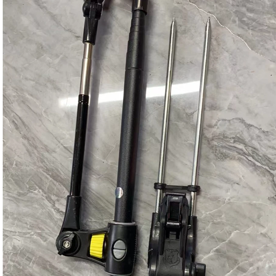 黑金钢支架加粗加厚2.4米两用黑金刚支架