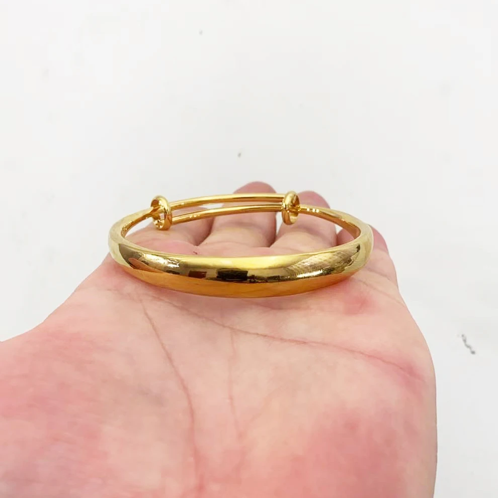 合金手镯 【大光面推拉镯】精工时尚素款亮面素圈气质百搭精美女款