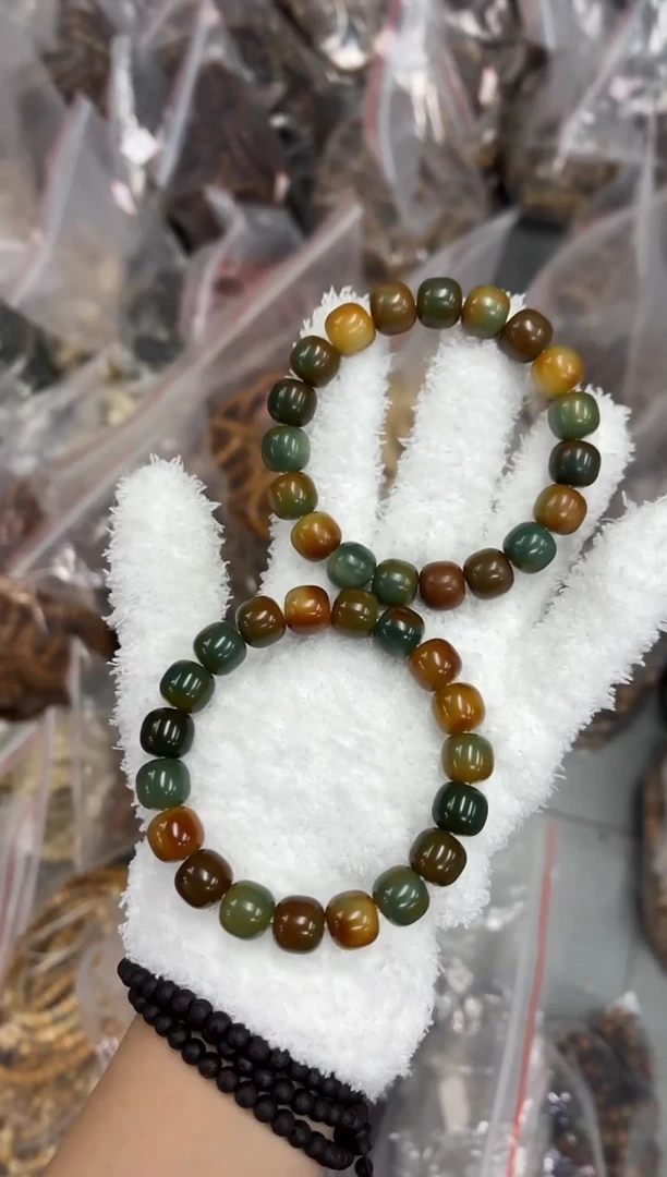 菩提根/象牙果手串13干磨微瑕（831）