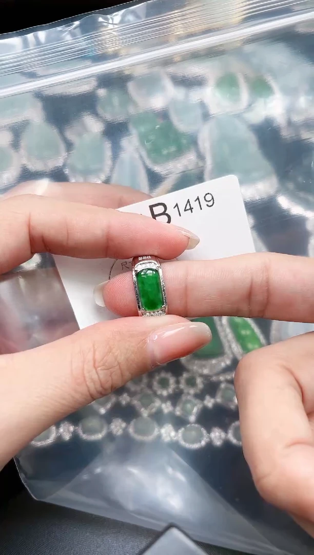 【闪购商品】翡翠颈饰未镶嵌1419赠皮绳