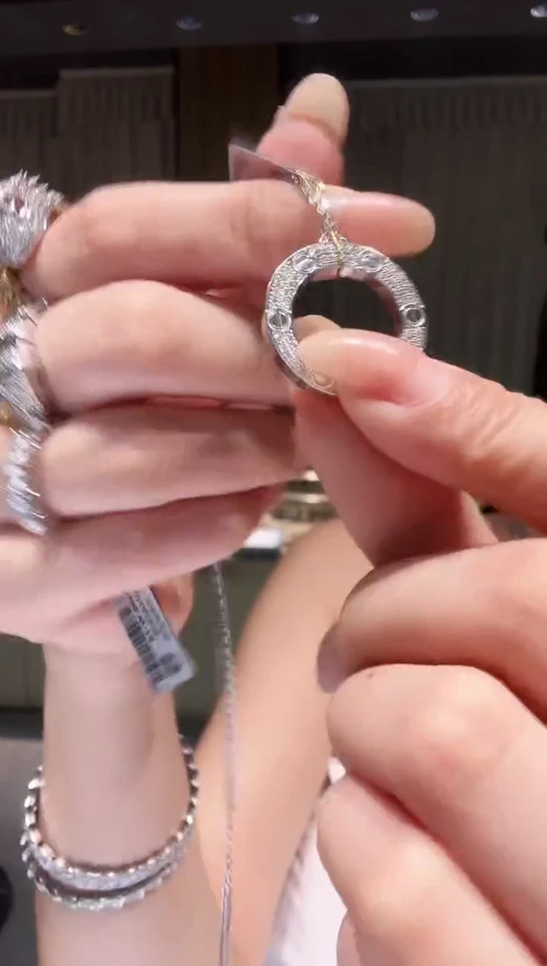 铂Pt950镶嵌项链钻石AY0311-PT-45