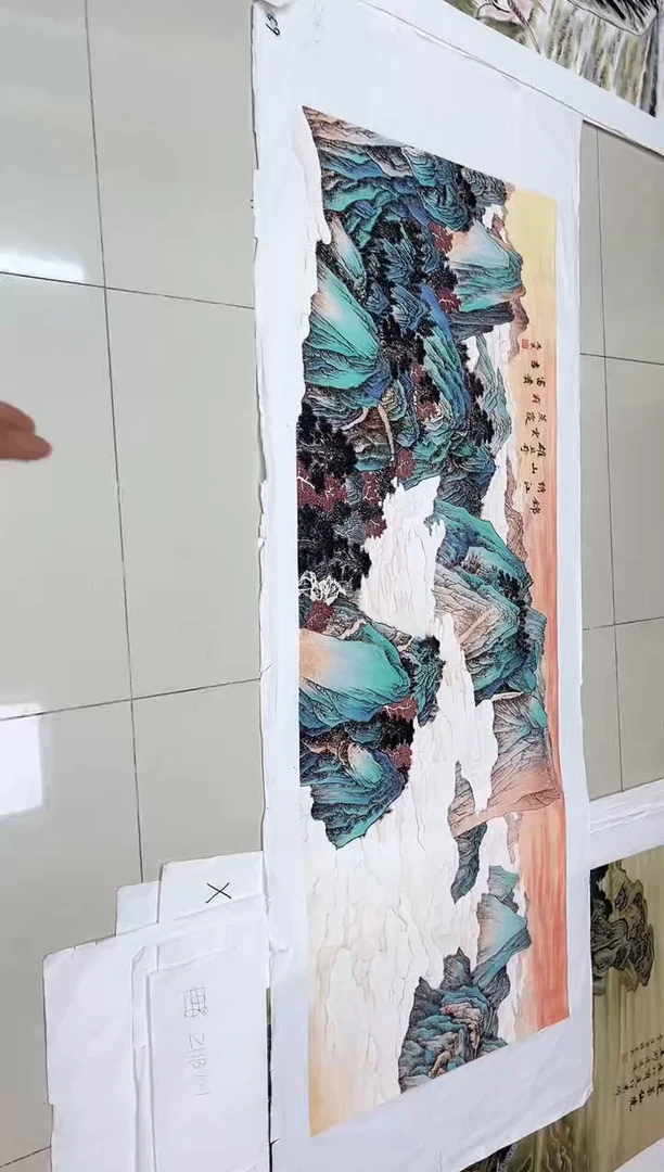 国画九霄甄选国画作品zhb013