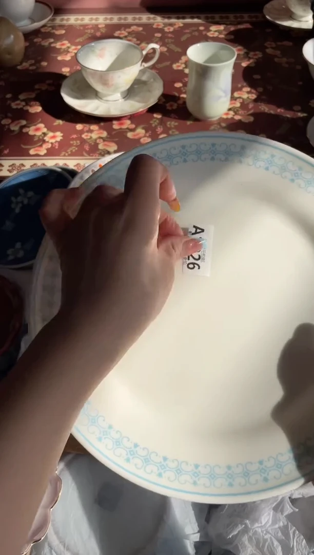 瓷片阿*瓷器瓷器A1026