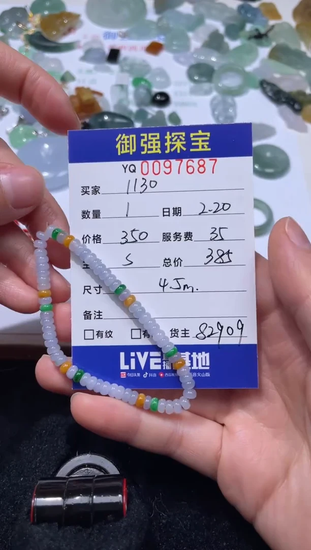 【闪购商品】翡翠颈饰未镶嵌上97687