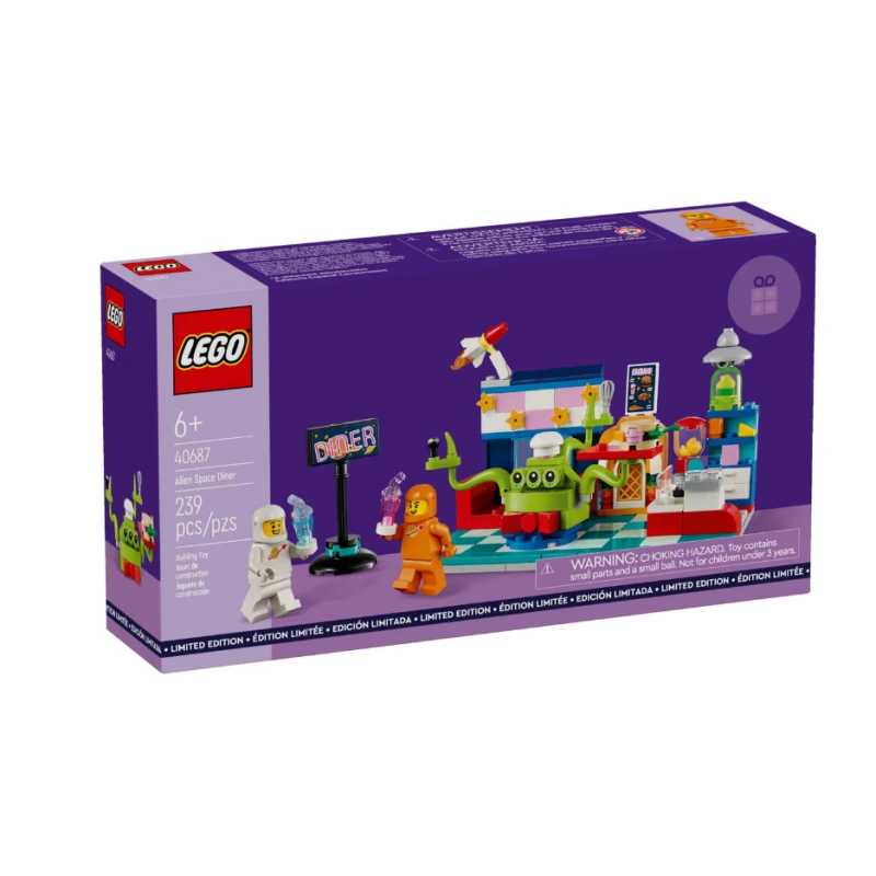 LEGO/乐高外星人太空餐厅 40687男孩玩具生日礼物