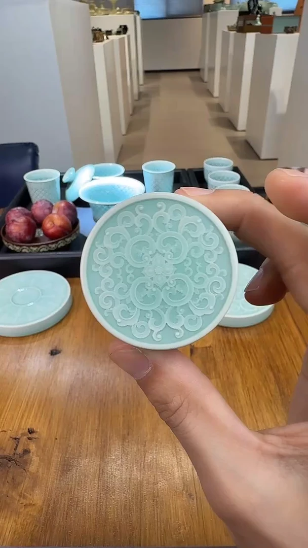 青瓷手工茶器包邮