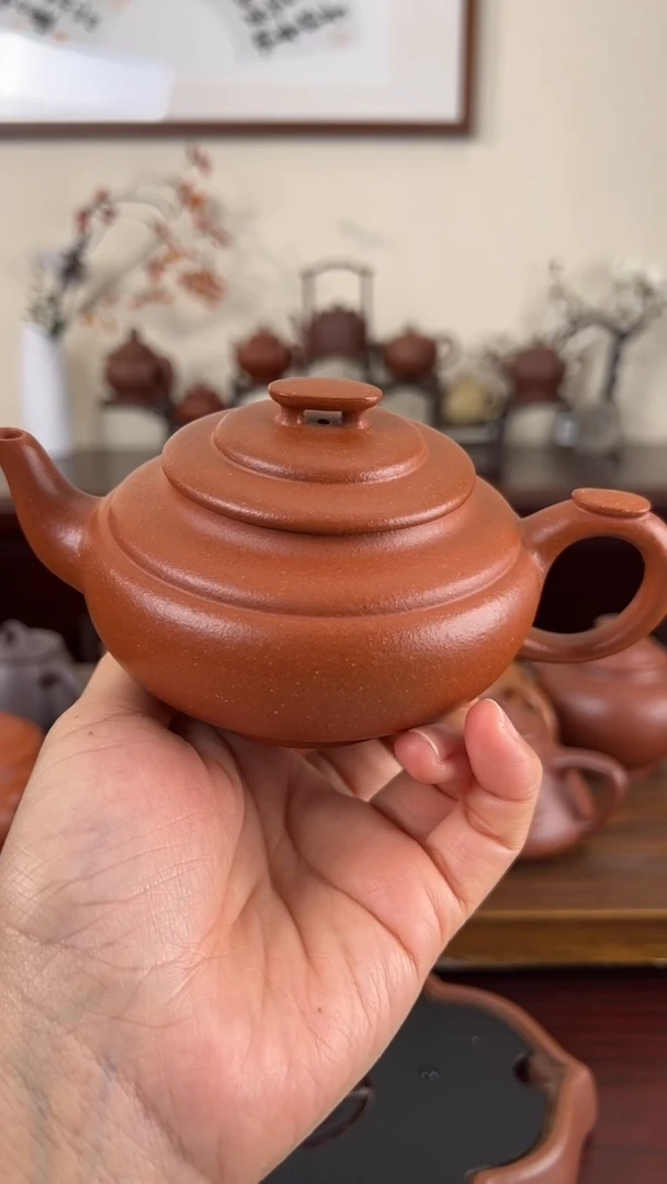 【闪购商品】紫砂茶壶红降坡上新桥壶240CC