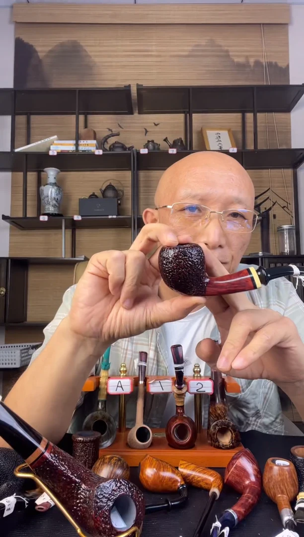 石楠木纯手工意大利石楠木烟斗