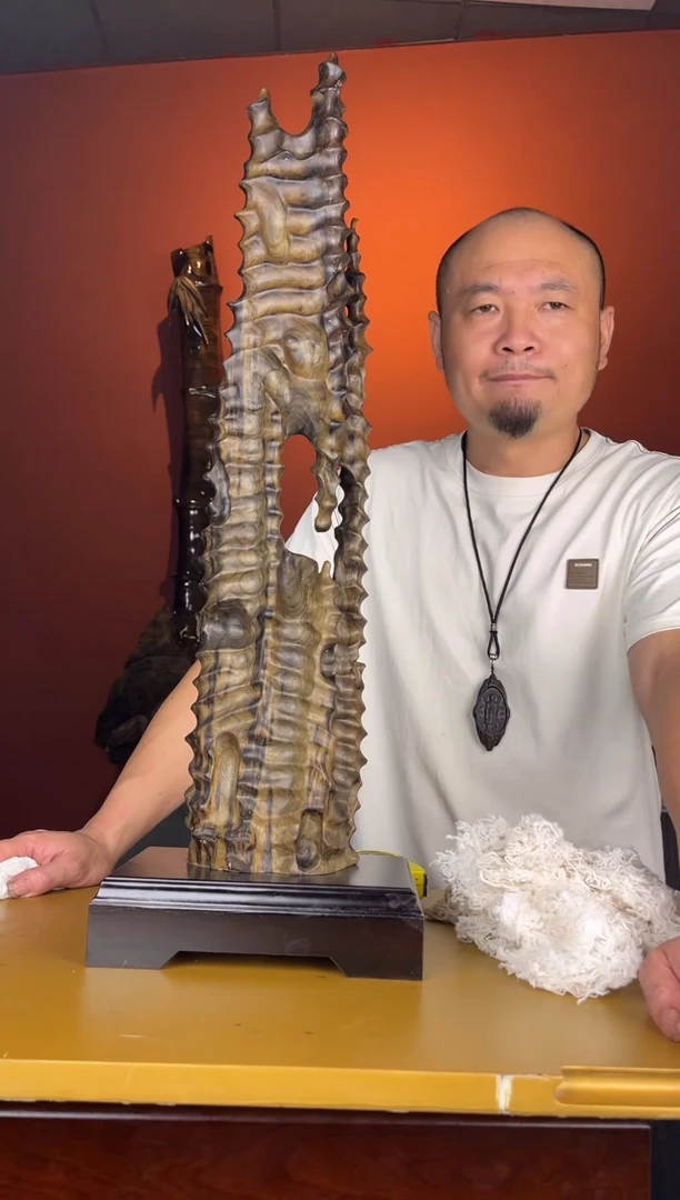 金丝楠?****?496金丝楠木自然随性摆件