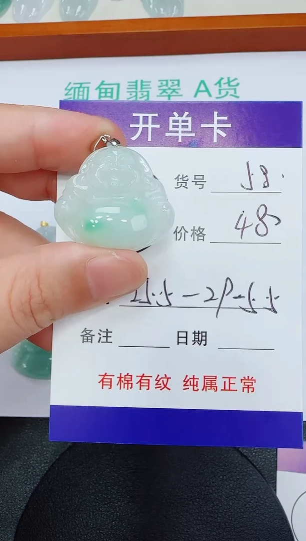 吊坠(赠链)未镶嵌翡翠58