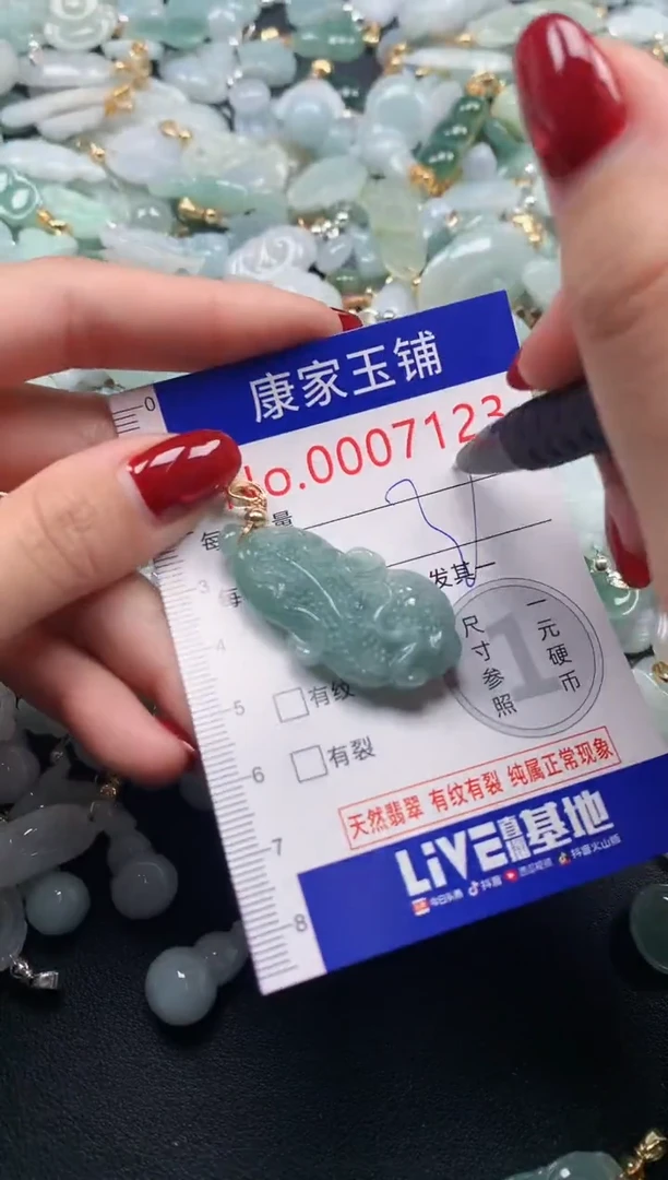 颈饰未镶嵌翡翠7123