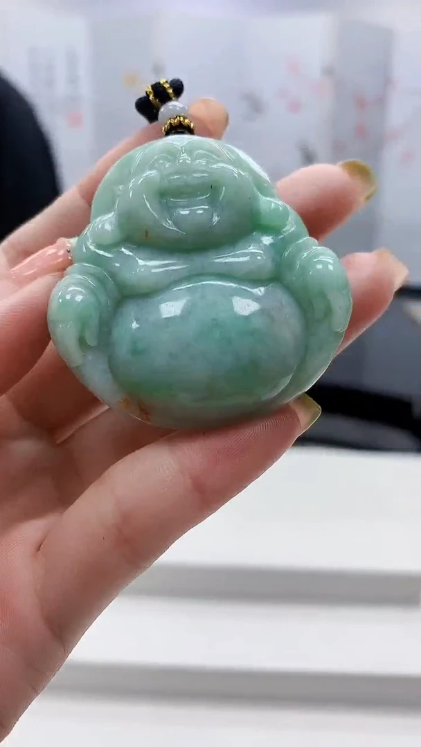 未镶嵌定制翡翠5159ry-毛货挂件50