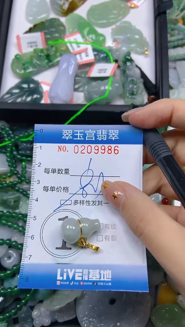 颈饰未镶嵌翡翠闪购C0209986多样性发其一