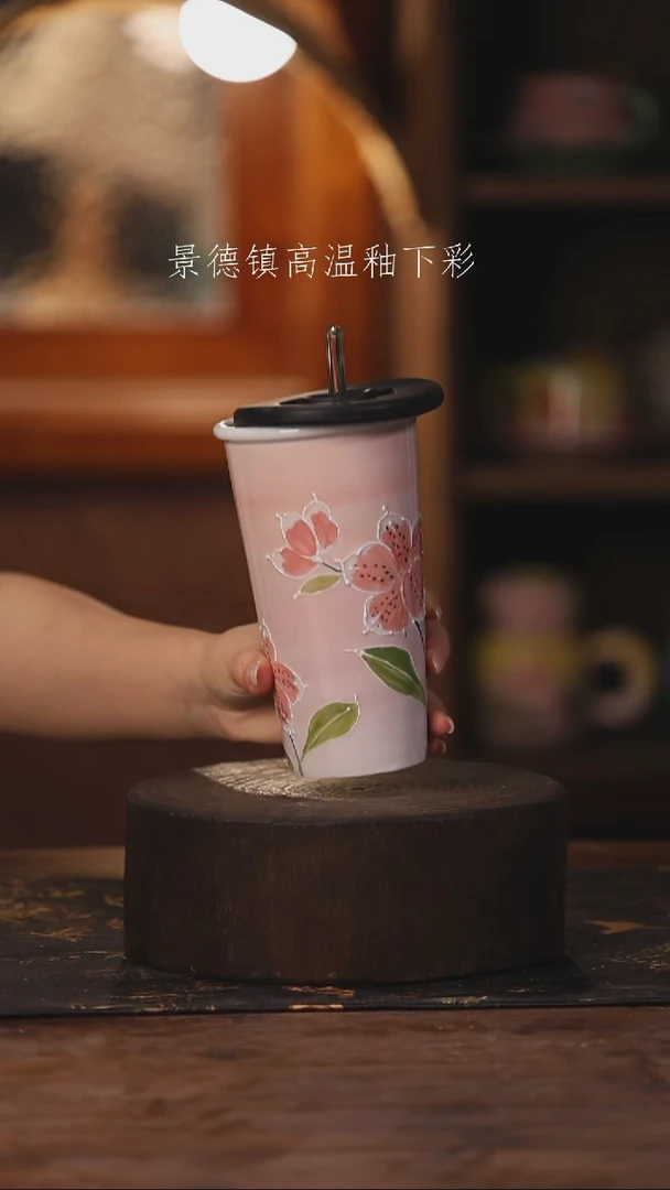 陶瓷景德镇高温釉下手绘陶瓷463