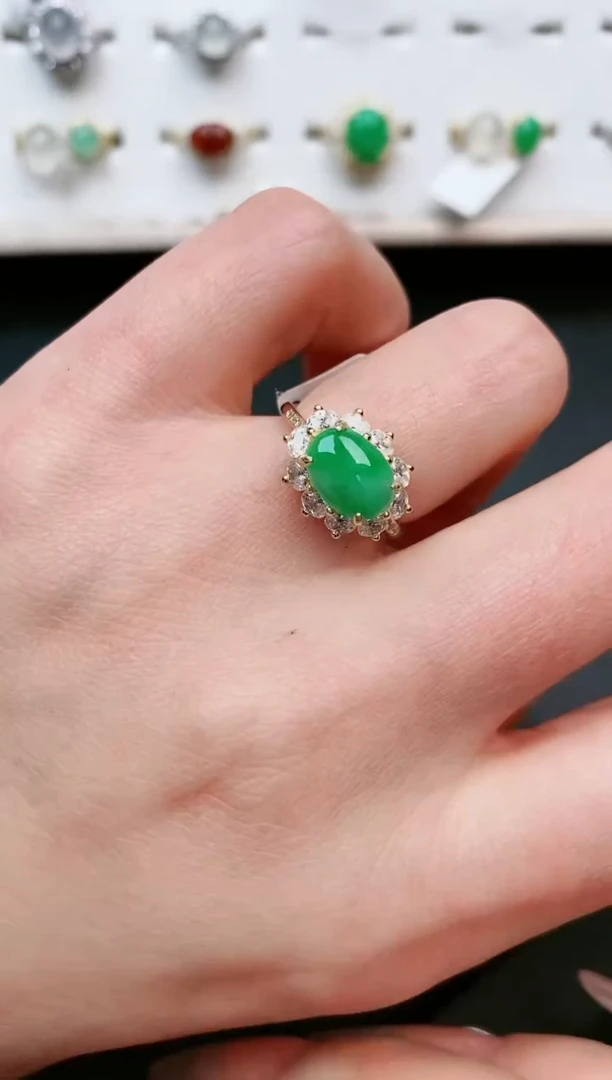 【闪购商品】翡翠戒指银S925镶嵌.....