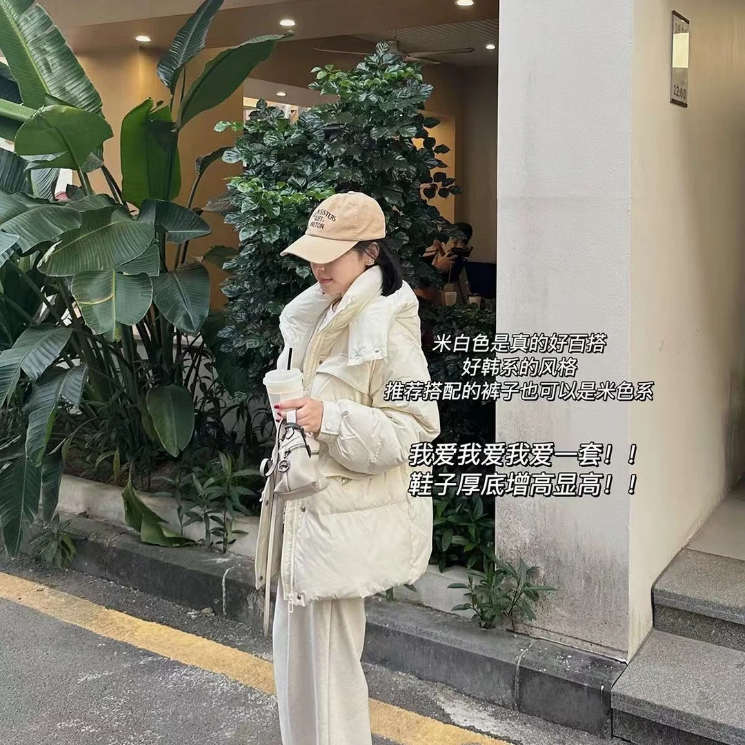 7716温暖冬日！终于特啦 雨雨连帽经典款抽绳外套