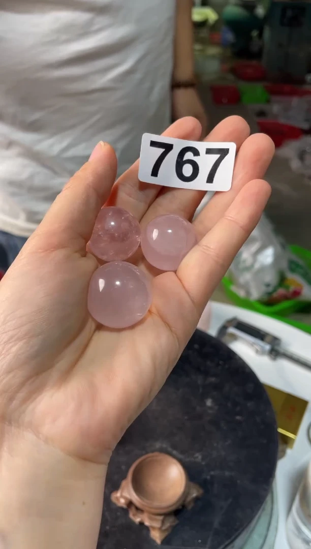 未镶嵌水晶大型摆件（非配饰）粉水晶球多样性发其一767 20M