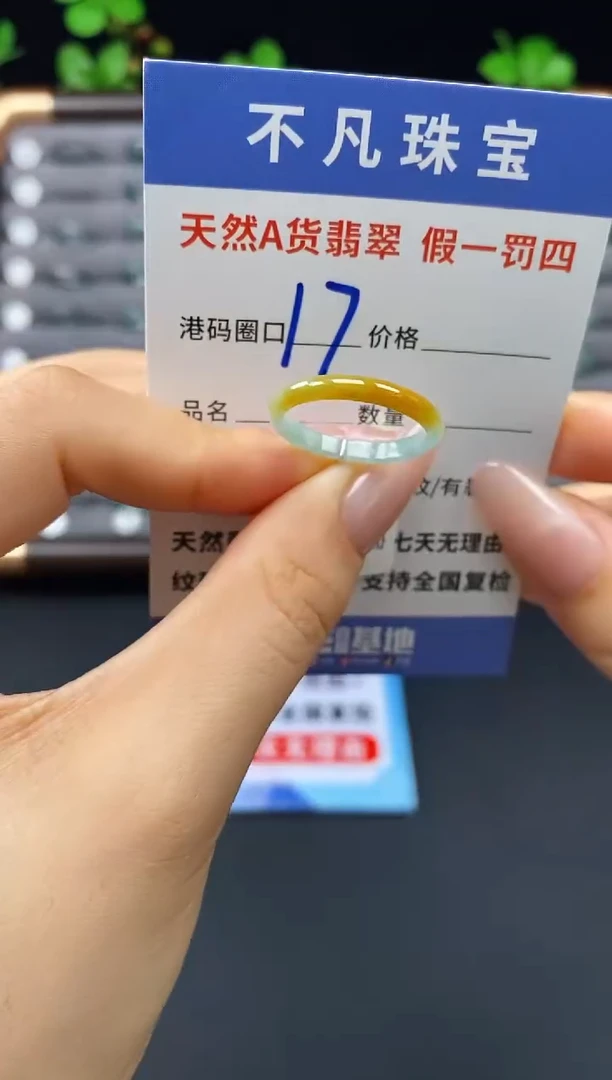 未镶嵌戒指翡翠天然A货翡翠066