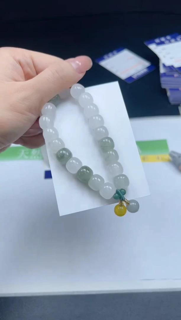 未镶嵌手镯石英质玉天山翠手链【花纹随机】-多样性发货