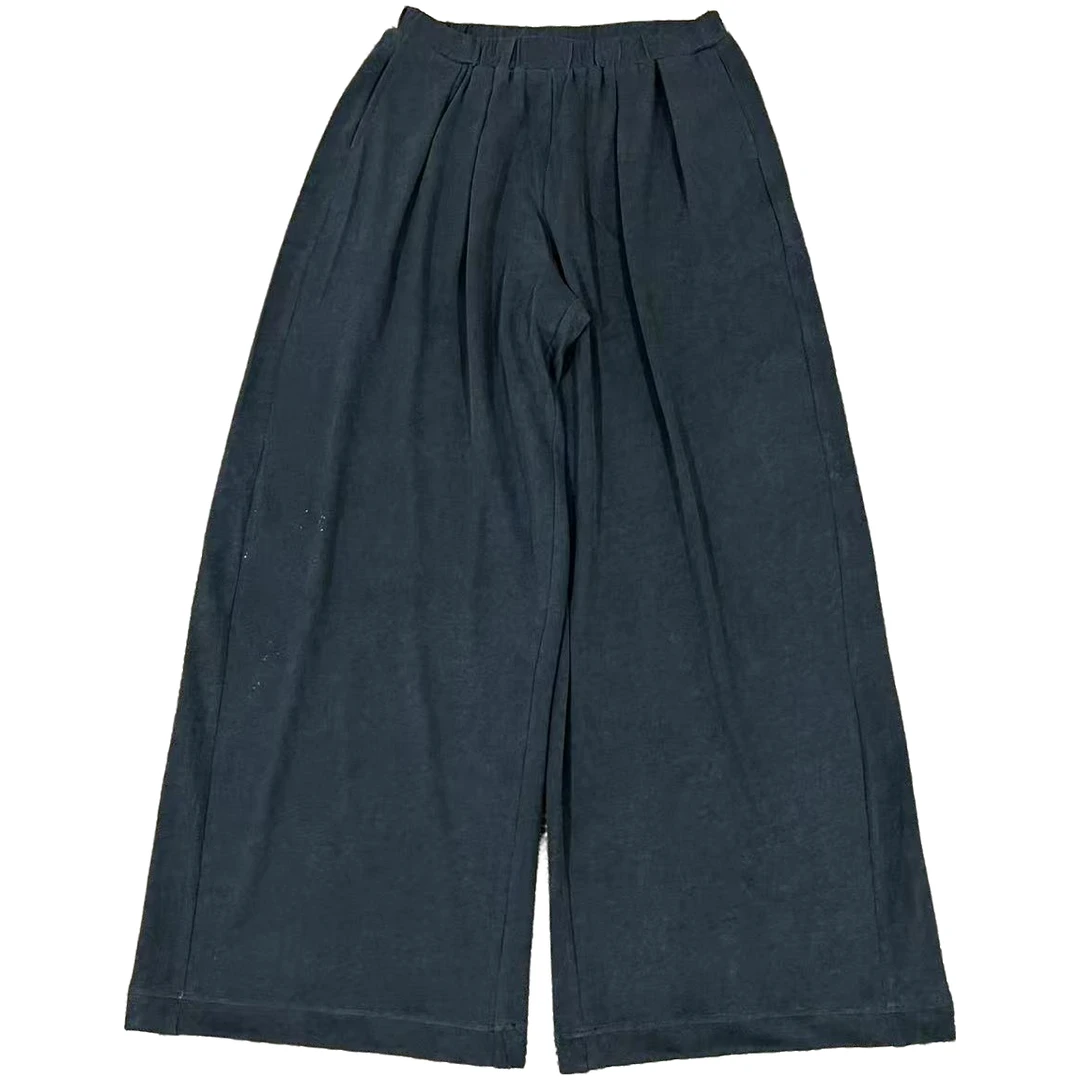 一半---针织阔腿吊脚卫裤256152