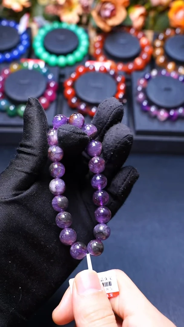 未镶嵌手链水晶L011极光单圈约10mm