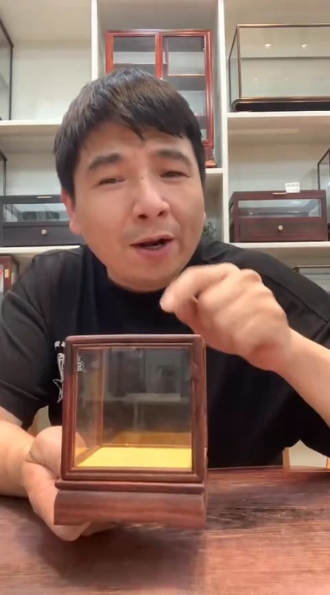 红酸枝木类玻璃罩062