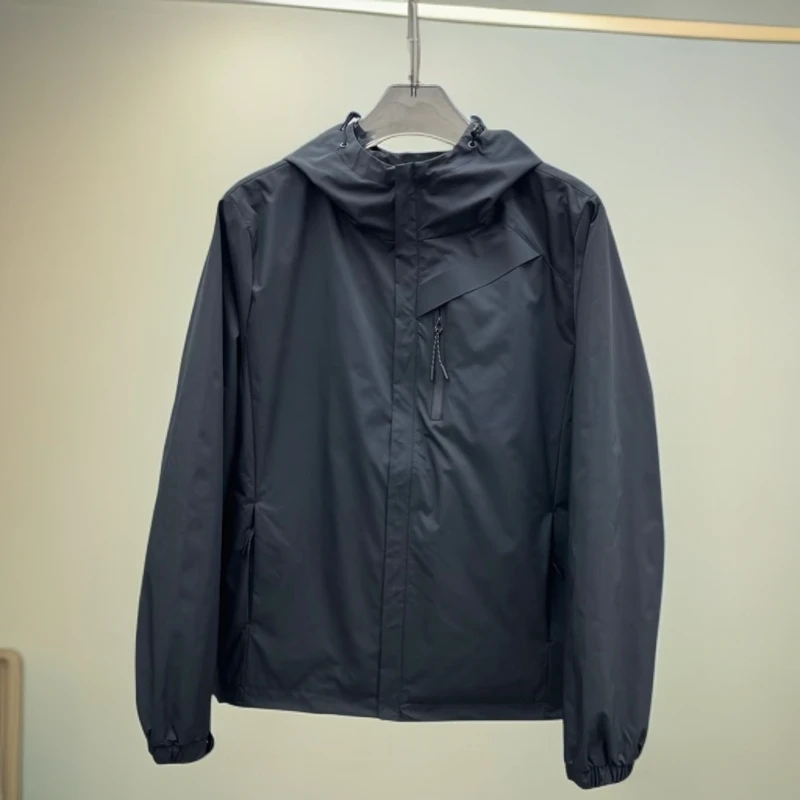 2025秋季新款户外压胶商务休闲男士夹克外套韩版时尚百搭冲锋衣男