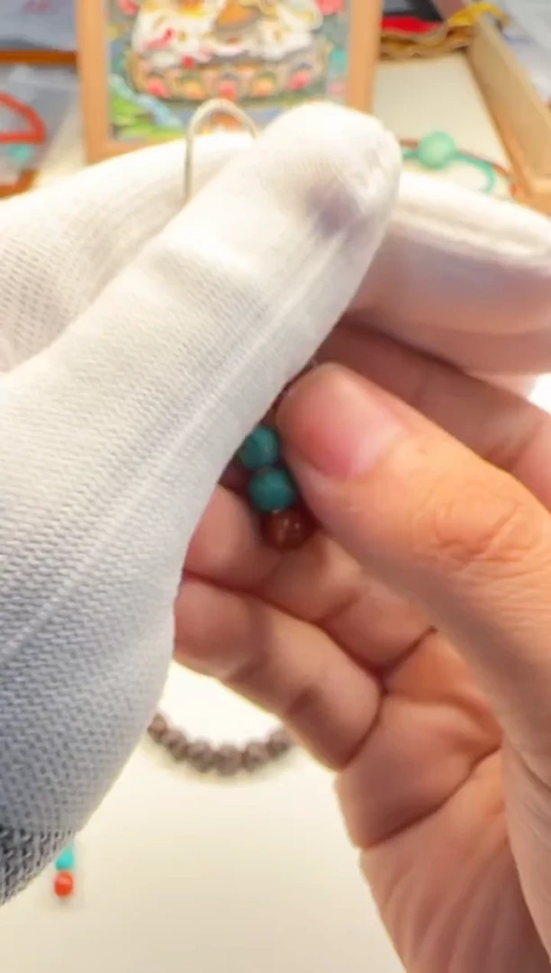 18K金镶嵌配饰配饰南红玛瑙古*～配饰配饰