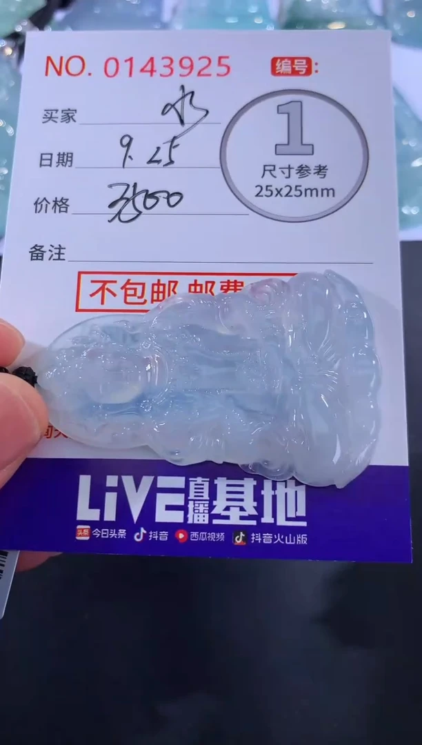 颈饰未镶嵌翡翠淡*水！