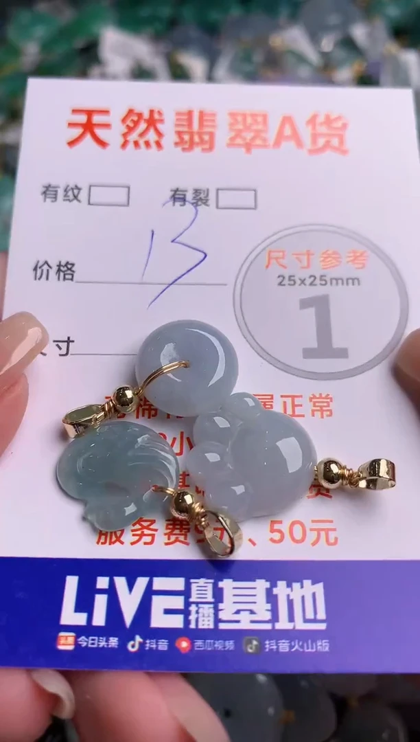 翡翠未镶嵌颈饰13004602