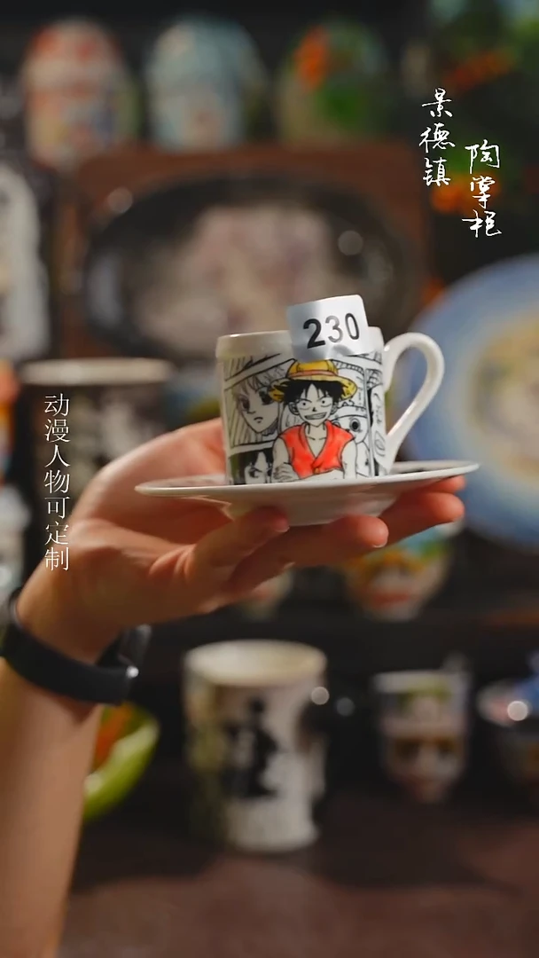景德镇高温釉下彩纯手工手绘