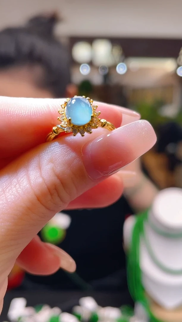 【闪购商品】翡翠戒指未镶嵌多样性发其一