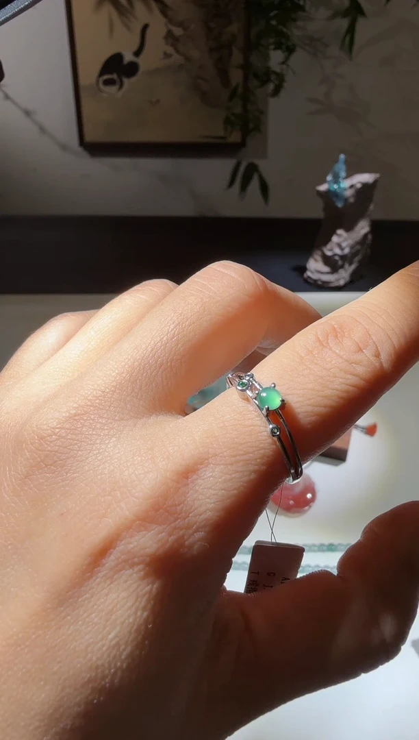 未镶嵌戒指翡翠戒指-多样性发其一