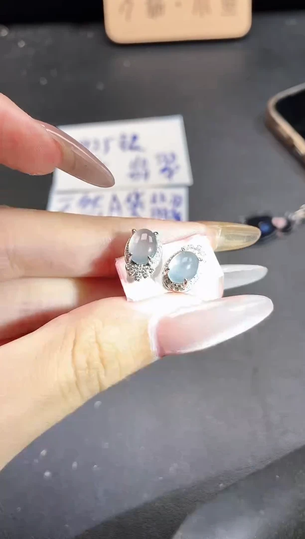 银S925镶嵌戒指翡翠51511