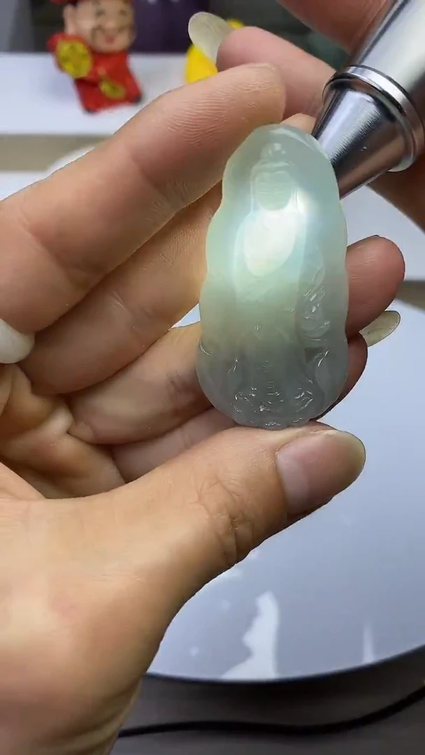 颈饰未镶嵌翡翠66天然缅甸翡翠A货