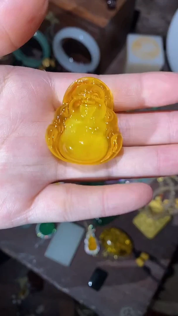 未镶嵌颈饰蜜蜡永玉阁精品专属摆件