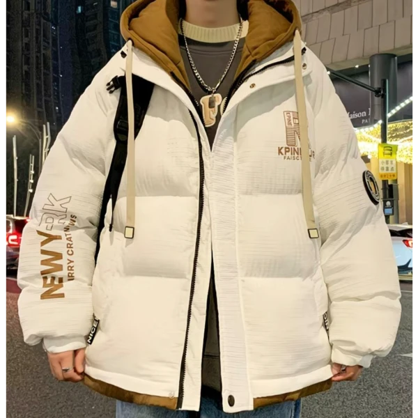 4-5，情侣棉衣，男士断码，潮流休闲，连帽百搭，加厚保暖