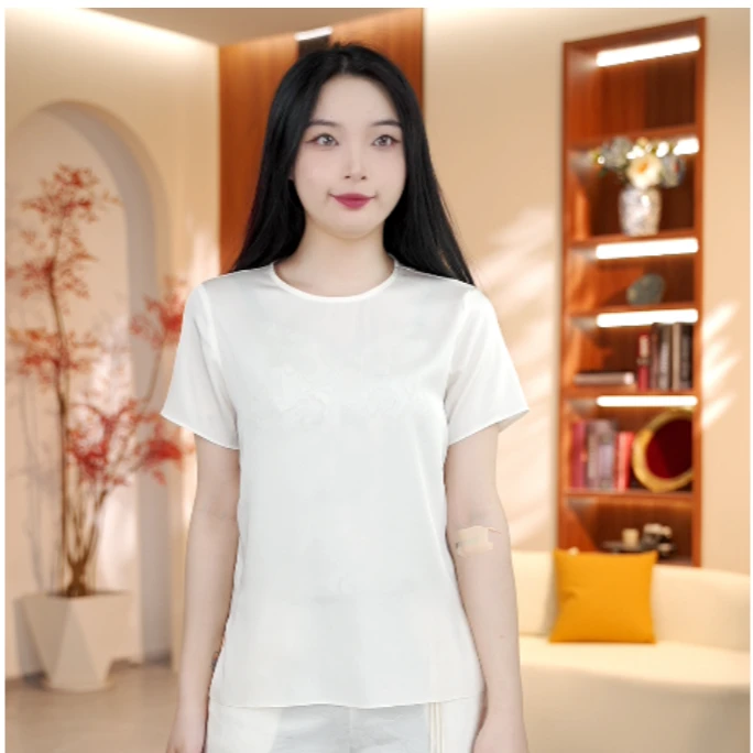 丝年.玉霜｜新中式国风时尚百搭短袖-5236