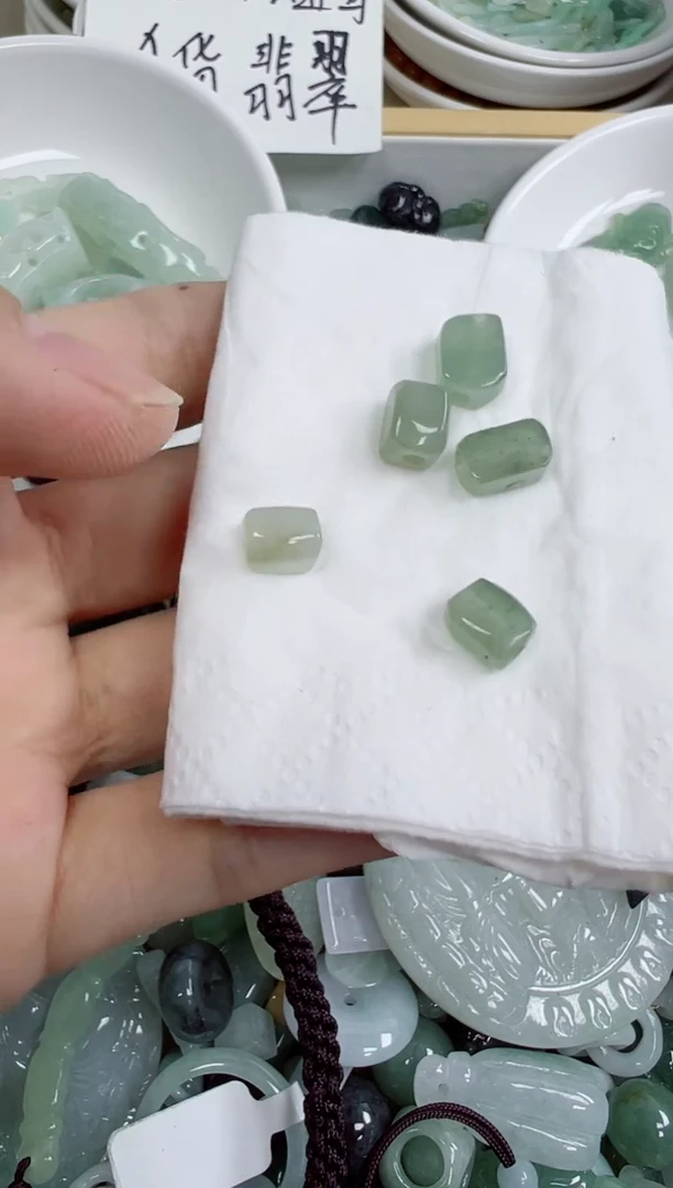 散珠翡翠609号链接，A货翡翠