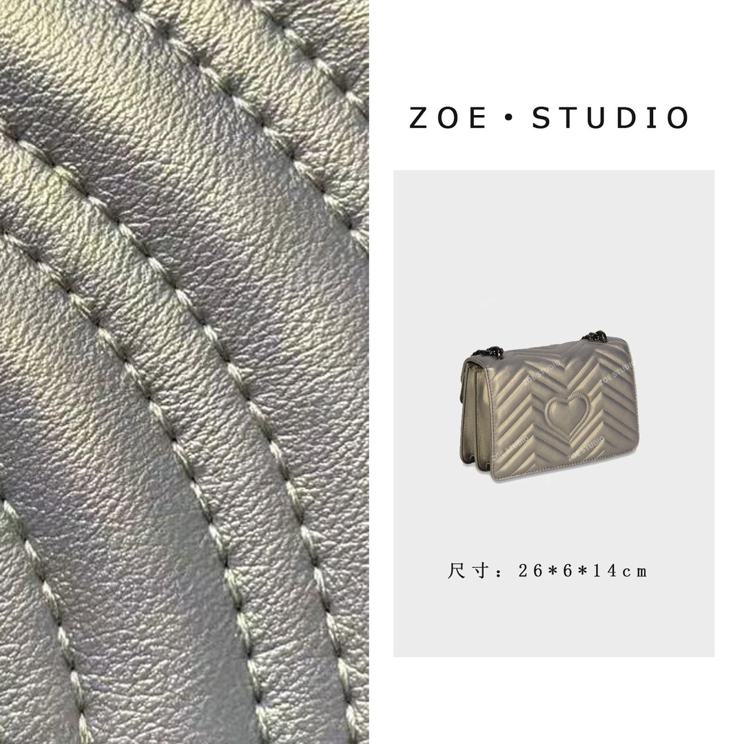 【佐伊甄选】GQ-1532-香槟金轻奢女士时尚潮流通勤腋下斜挎包