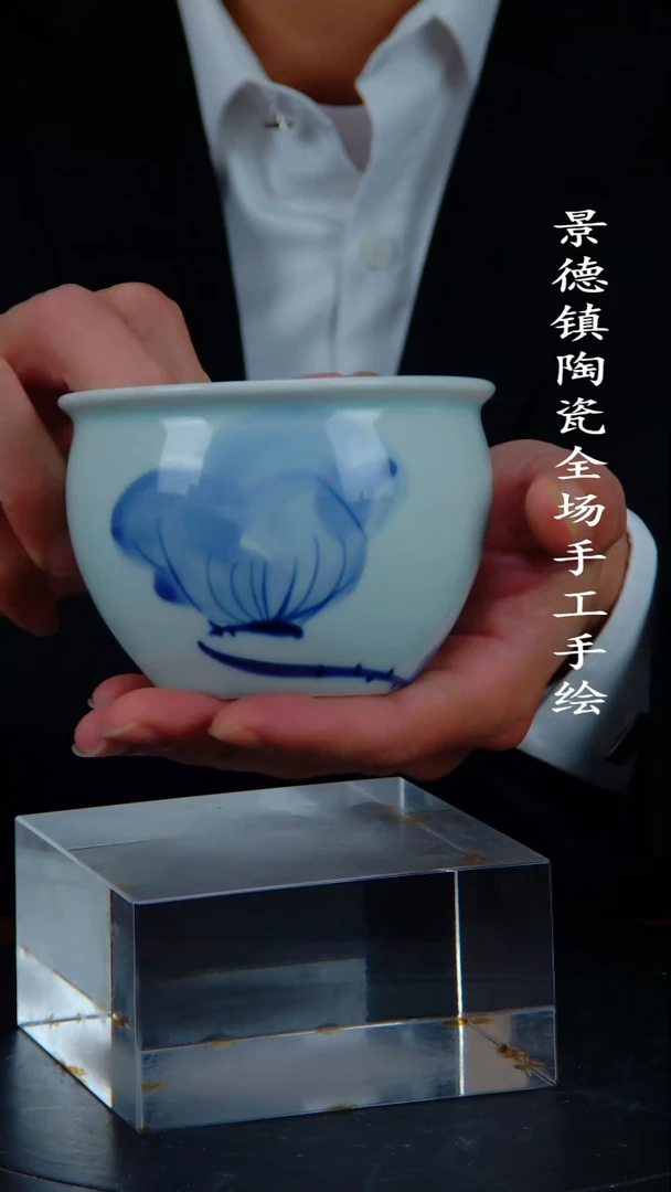 瓶景德镇手工手绘陶瓷摆件19