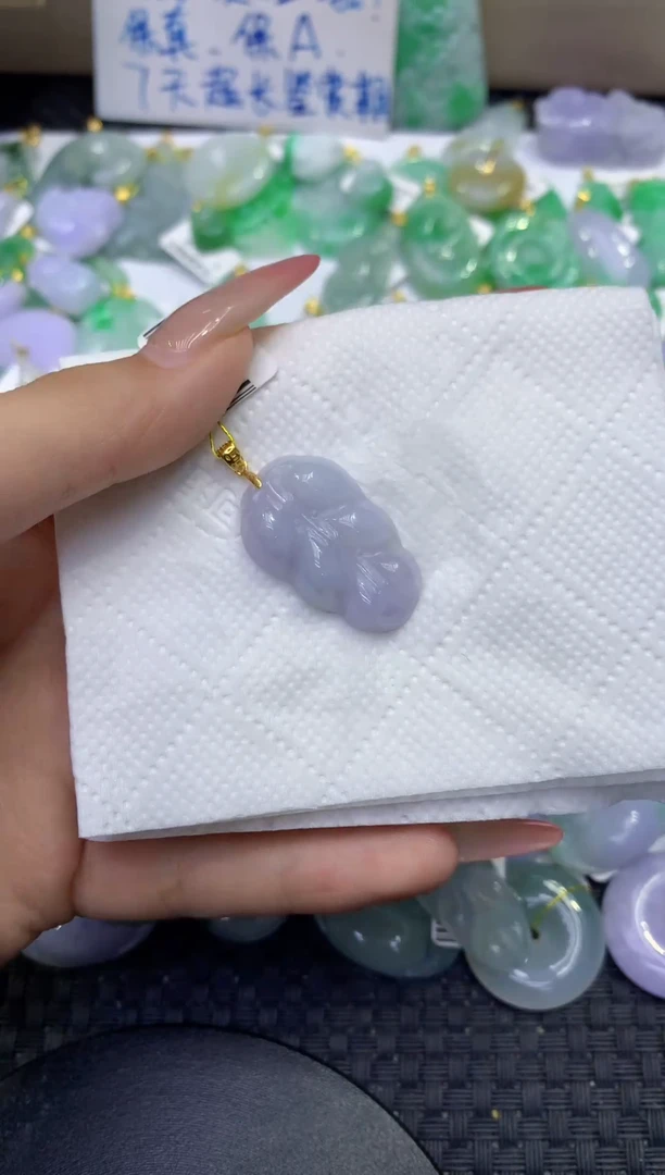 颈饰未镶嵌翡翠天然缅甸A货翡翠