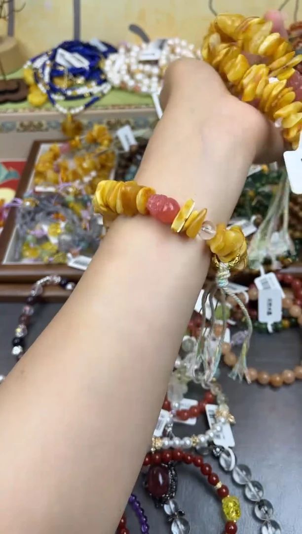 未镶嵌蜜蜡手链131