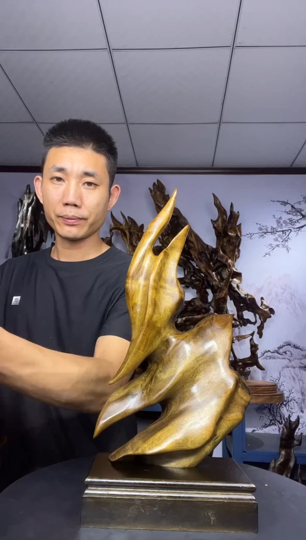 金丝楠木雕款Z?金丝楠木工艺品摆件