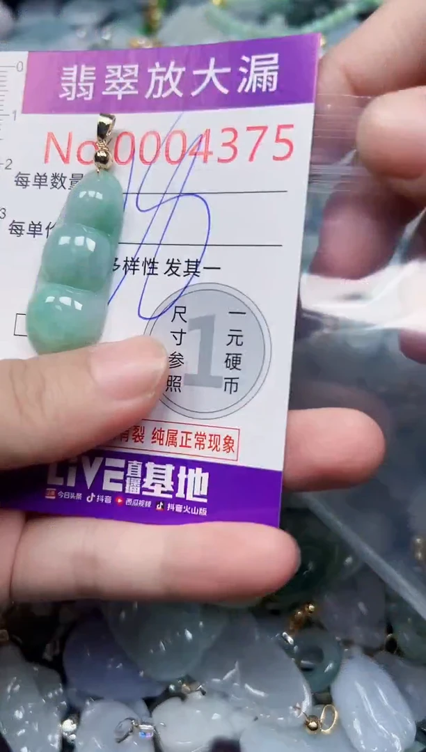 颈饰未镶嵌翡翠4375
