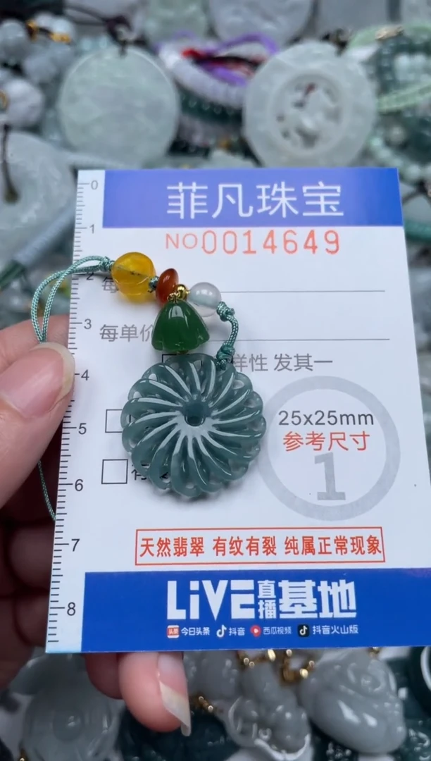 颈饰未镶嵌翡翠14649