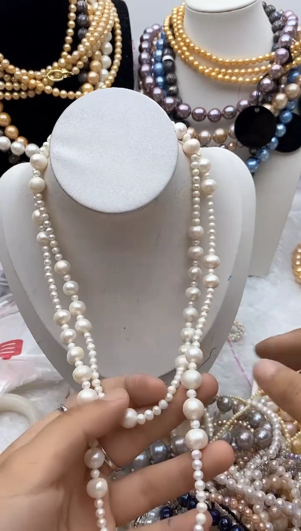 淡水珍珠钛钢颈饰147