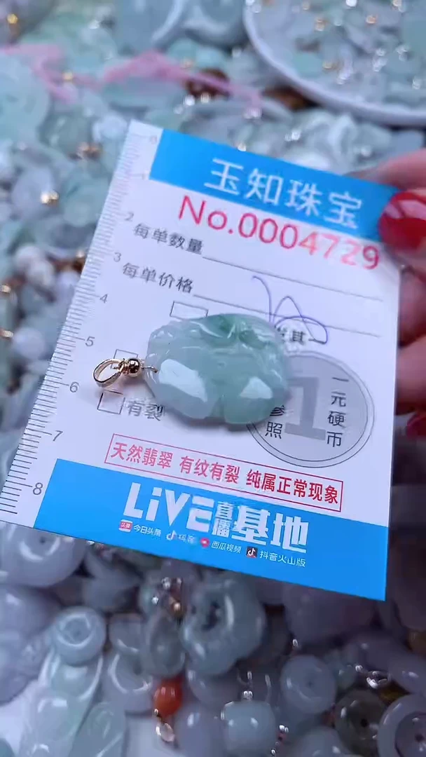 吊坠(不含链)未镶嵌翡翠4729