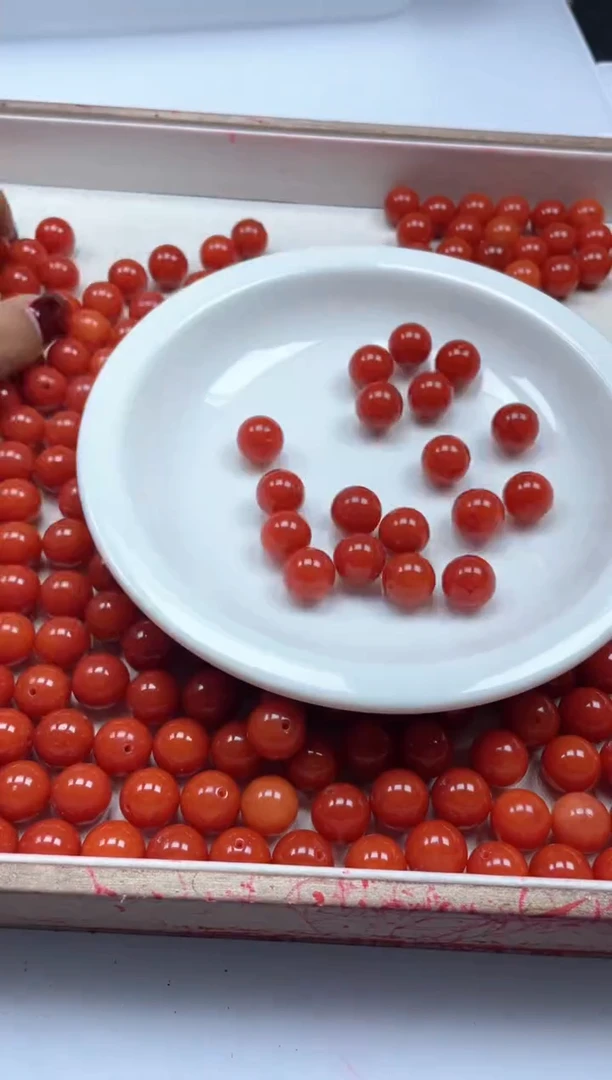 【闪购商品】玛瑙/玉髓颈饰未镶嵌w2258南红12mm*10颗